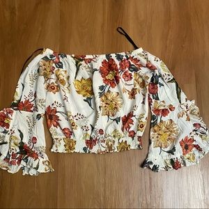 (5 for $15) Off the shoulder crop top